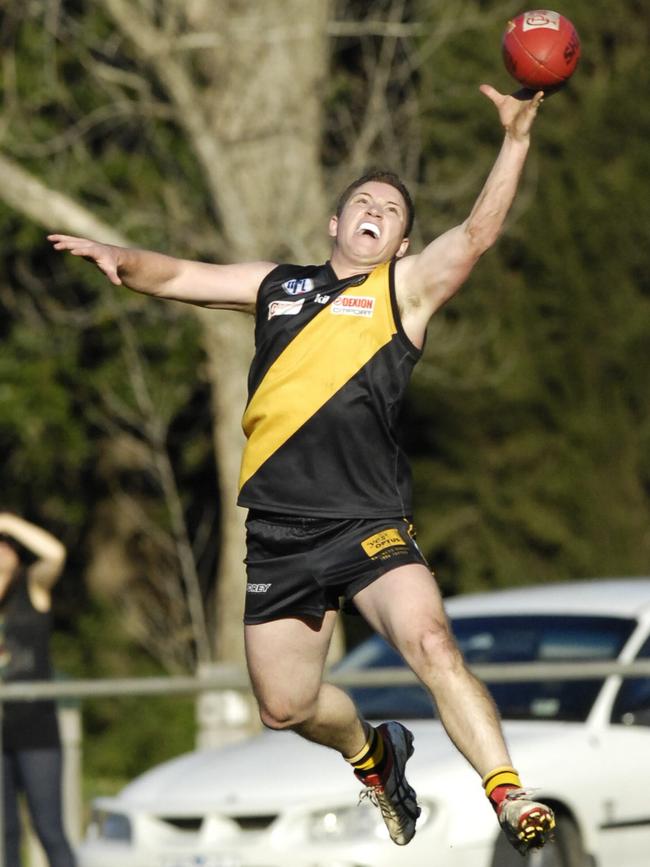 Abe Williams in action for Heidelberg.