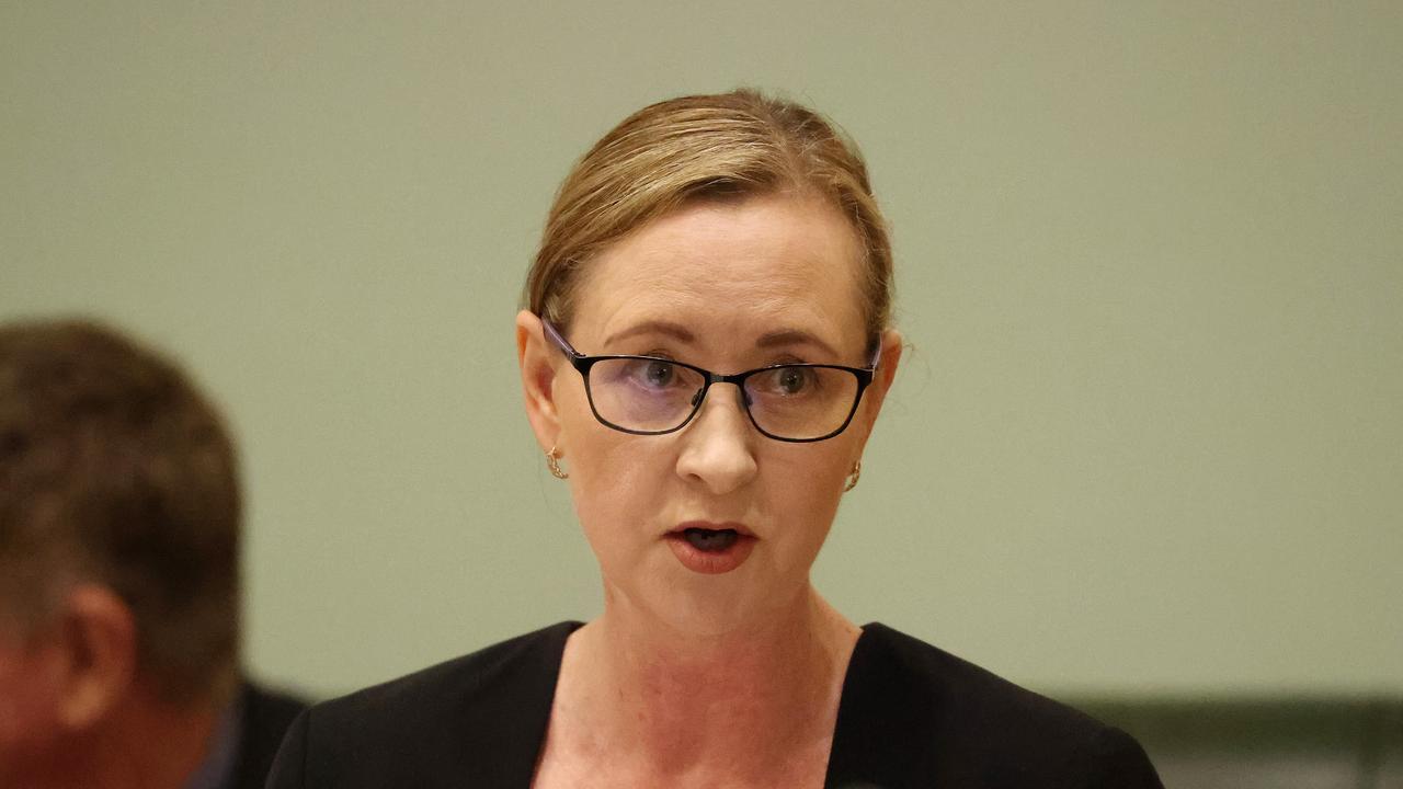 Minister Yvette D'Ath, Question Time, Parliament House, Brisbane. Picture: Liam Kidston