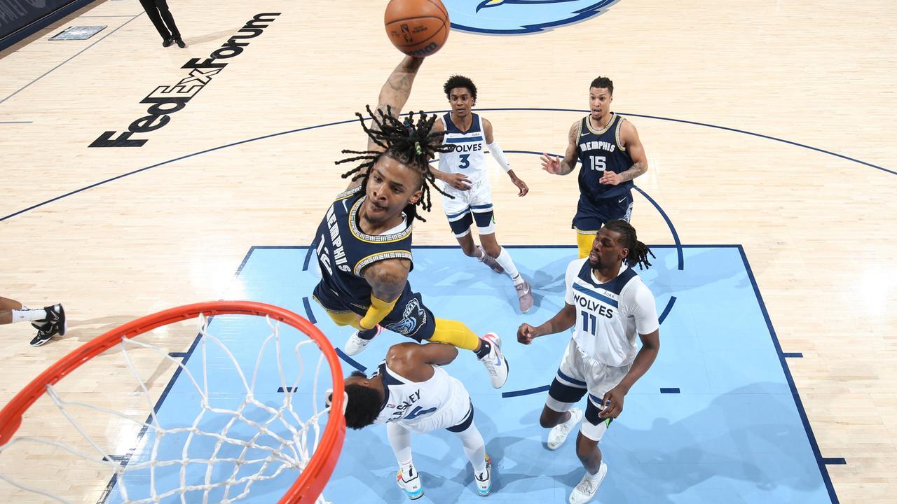 Ja Morant's all-time dunk in the NBA playoffs doesn't even seem