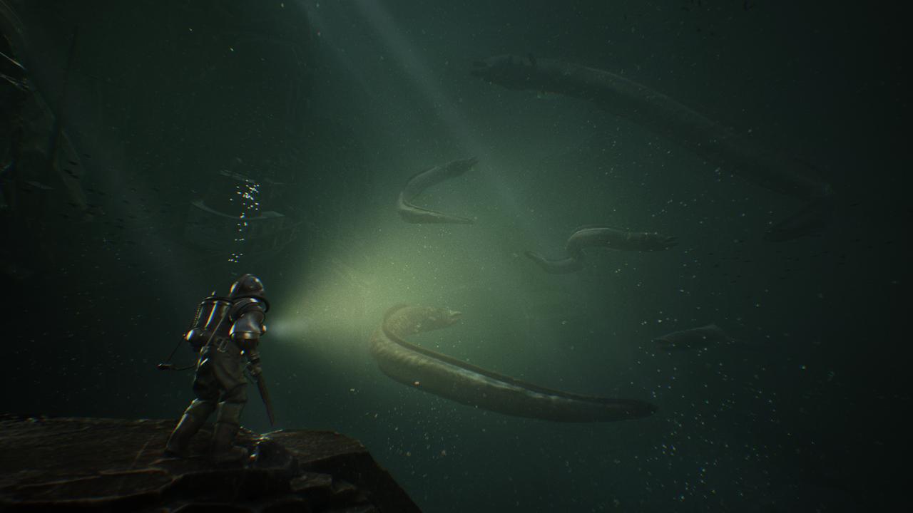 Unspeakable horrors lie in the depths of the ocean, so naturally you have to venture there too.