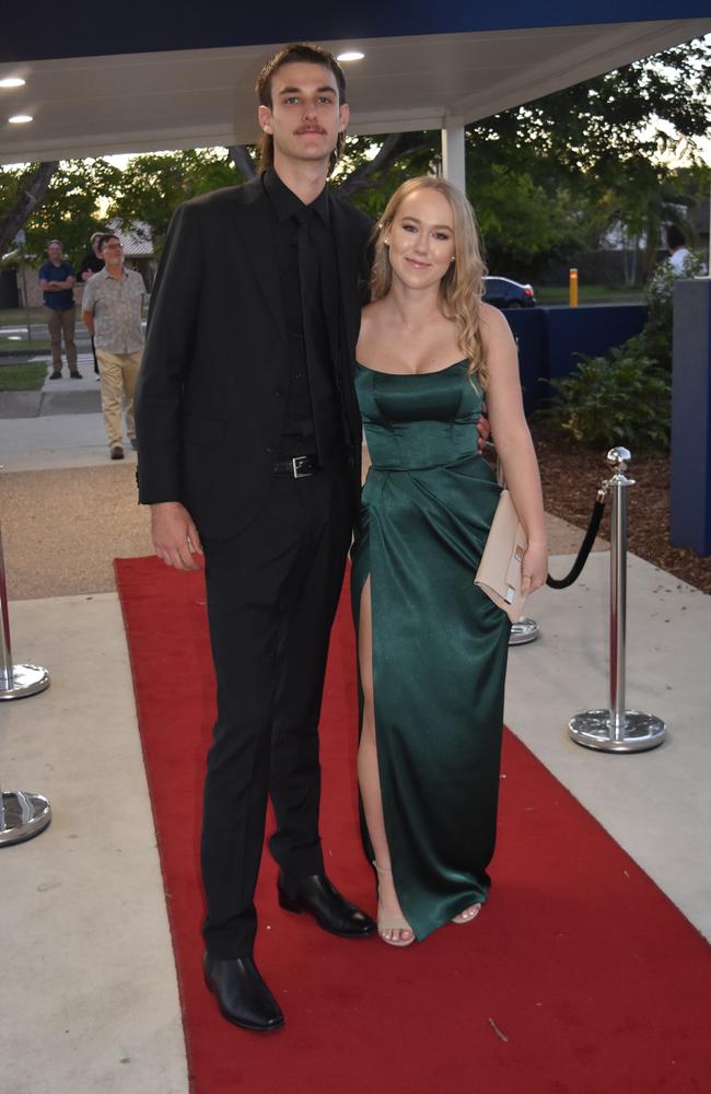 Matthew Gallagher and Chloe Davie at the Mountain Creek State High School formal on November 18, 2022. Picture: Sam Turner