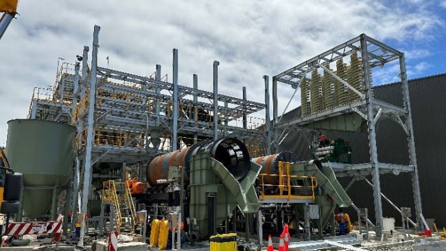 Mechanical installation of ball mills, derrick screens and cleaner spirals at Dolphin Tungsten Mine. Picture: Group 6 Metals