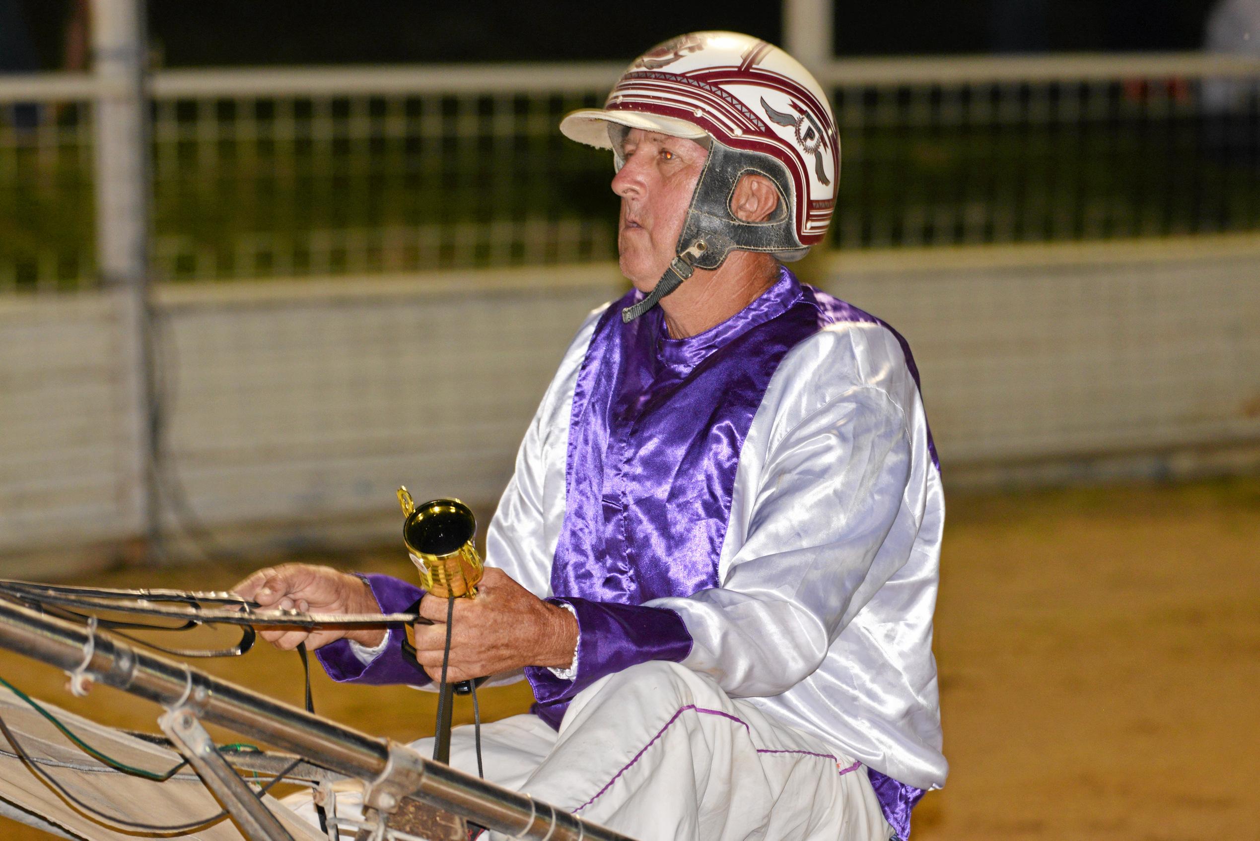 Driver Noel Parrish with the Ray Bunch Machinery Cantor Cup. Picture: Gerard Walsh