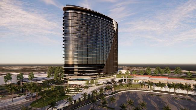 Village Roadshow Theme Parks has submitted plans for a 600-room hotel and function centre worth $333m.