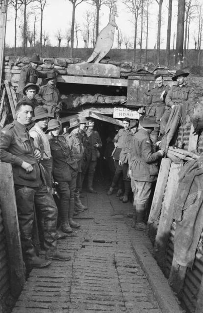 The original Wallangarra Dugouts, built by the Oliver Woodward-led 1st Australian Tunnelling Company in Belgium during WWI.