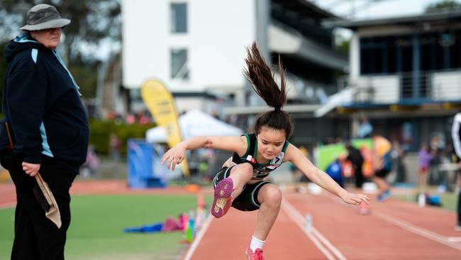 All the youngsters gave their all at the meet. Pic: Steve Markham