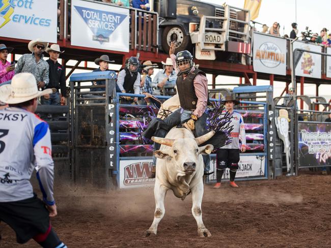 All the action at the sold-out 50th iteration of the Noonamah Tavern and Rodeo. Picture: Pema Tamang Pakhrin