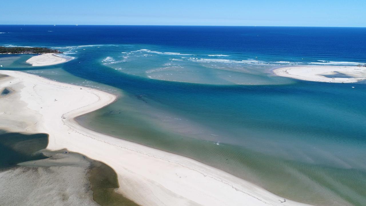 Bribie Island breakthrough. Picture: Patrick Woods.