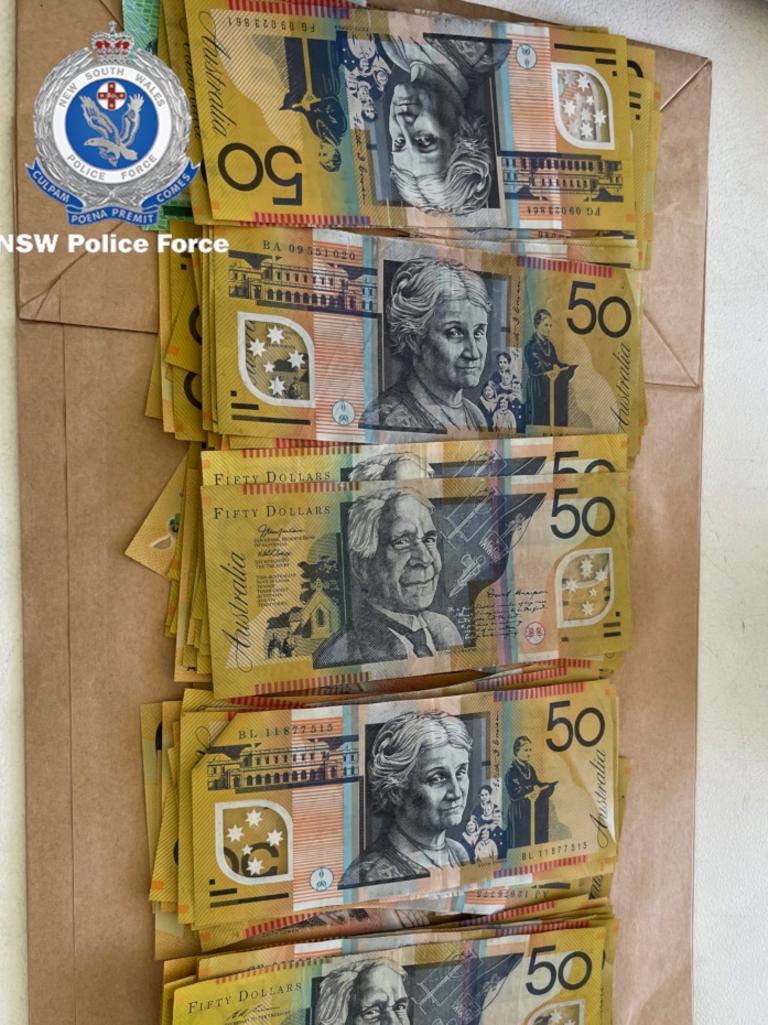 Cash was also seized. Picture: NSW police