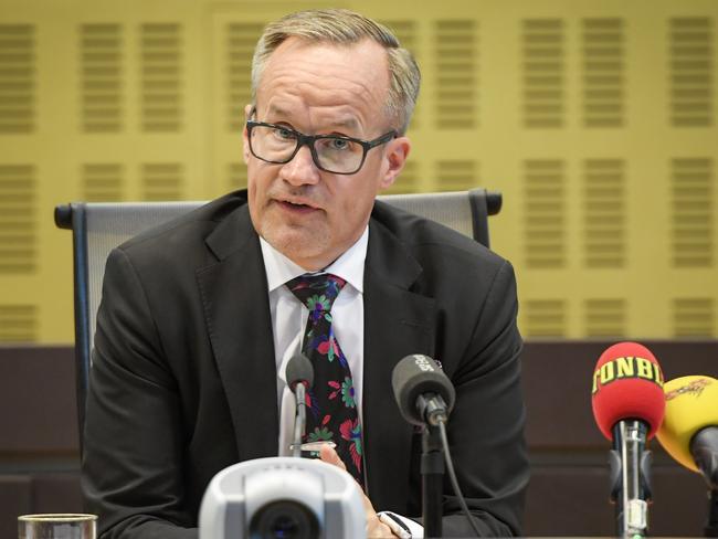 Swedish district court judge Ragnar Palmkvist hands down the verdict of life sentence for Uzbek Rakhmat Akilov, in Stockholm. Picture: Anders Wiklund/AP