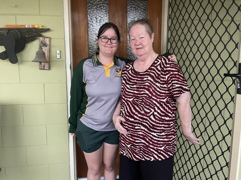 Inkerman resident Leonie Finn and her granddaughter Sevanna Finn. Picture: Estelle Sanchez