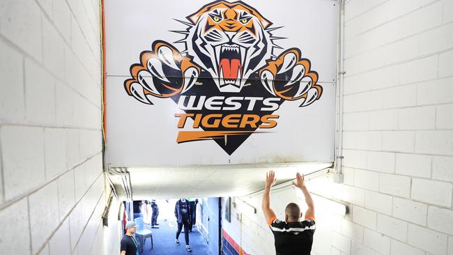 The Tigers are moving on from the logo they have had since their inception. Picture: Brett Costello