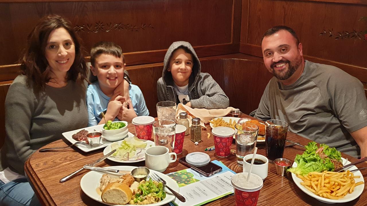 The Guerrero family can now enjoy a meal at a restaurant following Sebastian’s OIT.