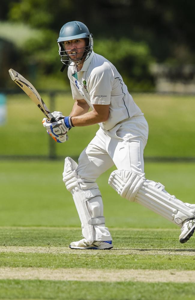 Peter Cross made a valuable 37 in his last hand for Caulfield.