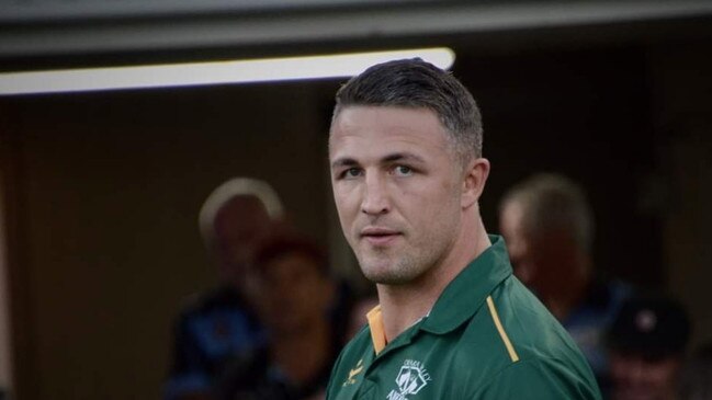 Former NRL star and South Sydney Rabbitohs player Sam Burgess takes up a coaching role at Warrington Wolves. Picture: Instagram