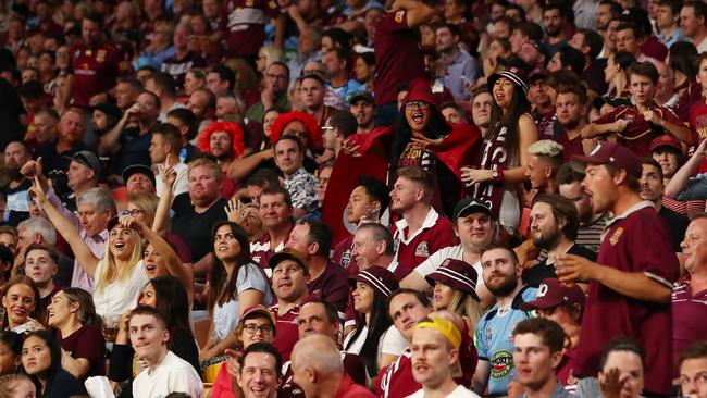 Masks will be required for game II of the State of Origin. Picture: Chris Hyde/Getty Images