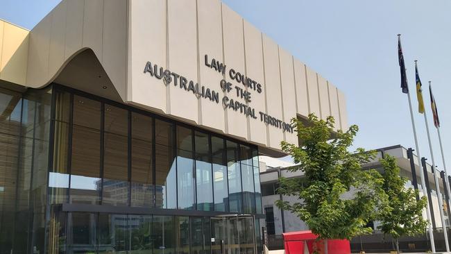 The man appeared before the ACT law courts.