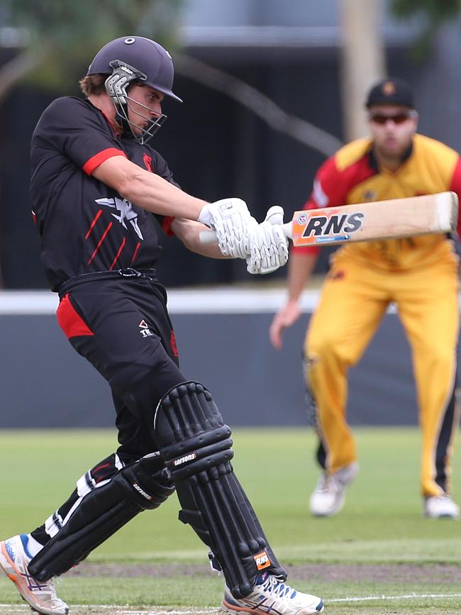 James Seymour scored 47 in Essendon’s victory over Melbourne Uni. Picture: Hamish Blair