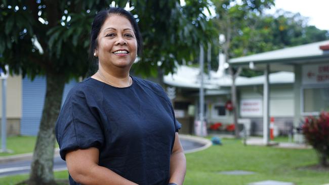 Gurriny Yealamucka Health Service CEO Sue Andrews suffered from RHD as a young person and she said their staff go above and beyond to help the community. Picture: Brendan Radke