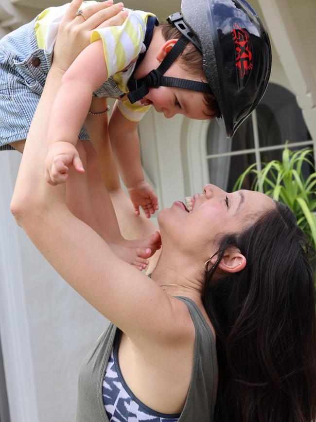 The Sydney resident now has a two-year-old son and is expecting a daughter. Picture: Supplied