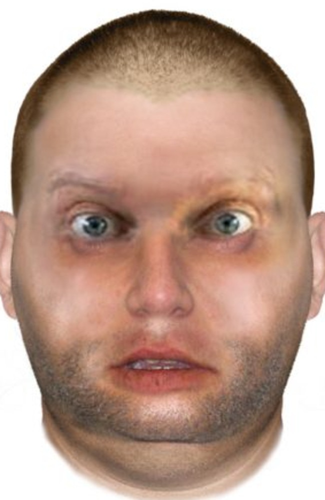 “Those eyes ... I remember them popping out”: Rape suspect "Thommo" computer-generated image. Picture: Supplied