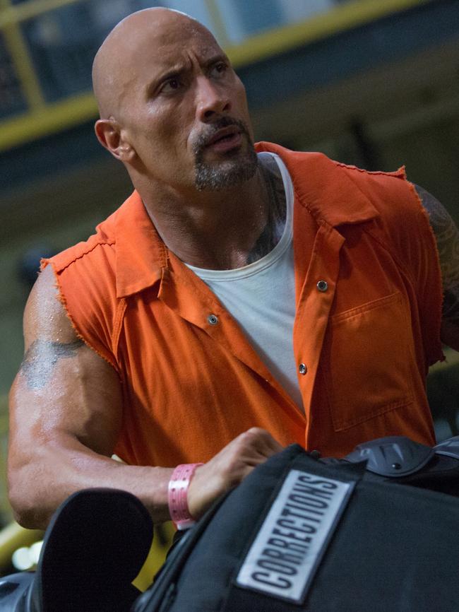 While Dwayne Johnson’s Hobbs has to step into a leadership void when Dom goes dark. Picture: Universal