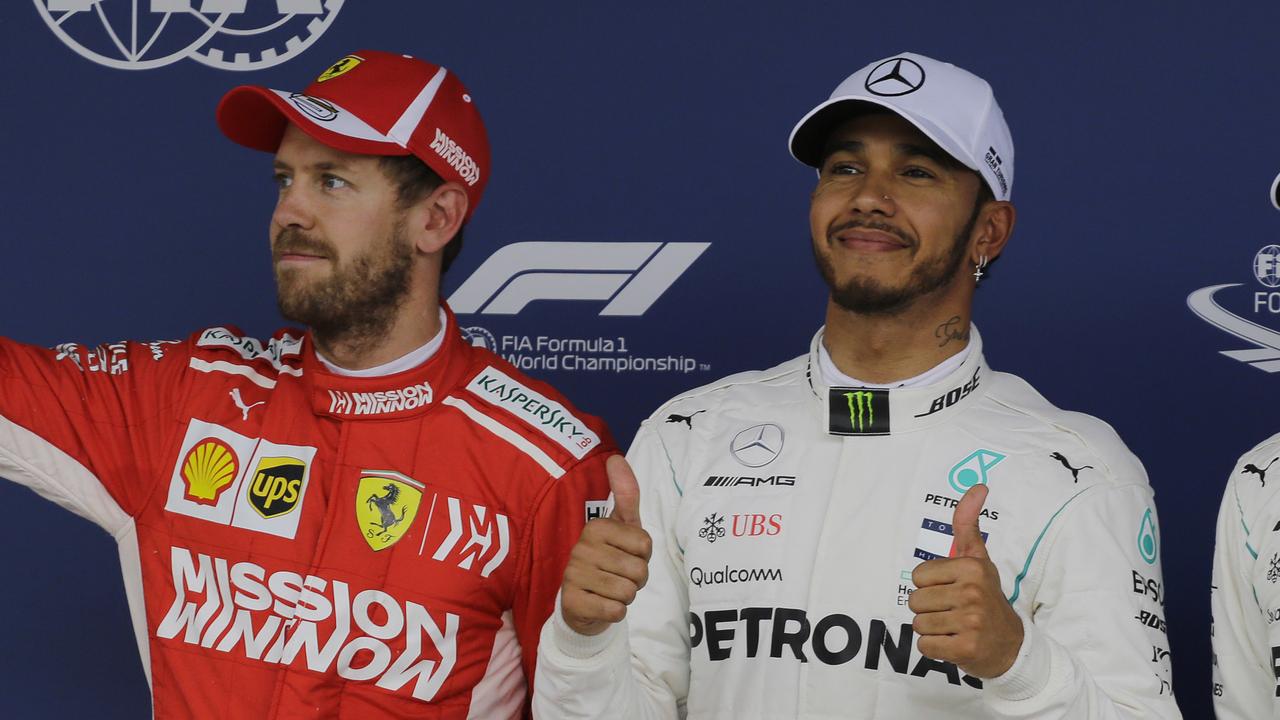 Lewis Hamilton clocked yet another pole position but Sebastian Vettel’s place in the front three remains uncertain.