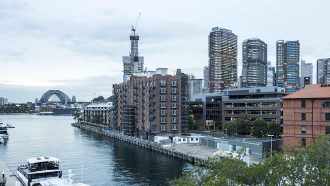 Pyrmont will undergo a 20-year revamp to create 800,000 square metres of office and commercial space. Picture: Damian Shaw