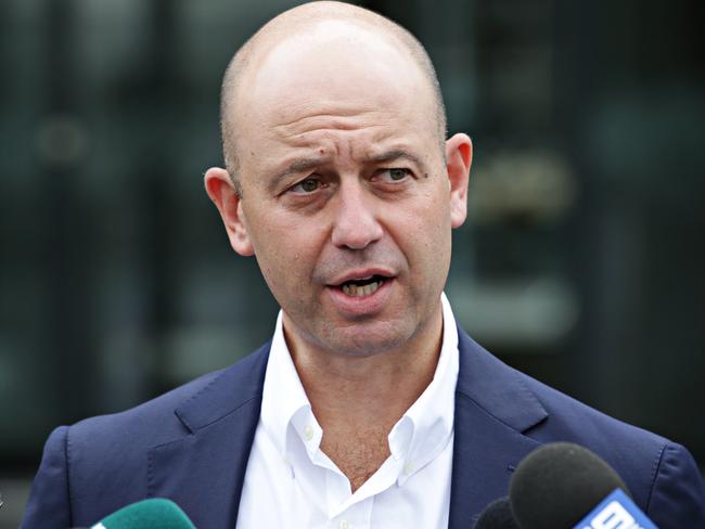 NRL CEO Todd Greenberg will discuss the NRL becoming the new regulations of all off-field matters with the ARL Commission on Thursday. Picture: Adam Yip