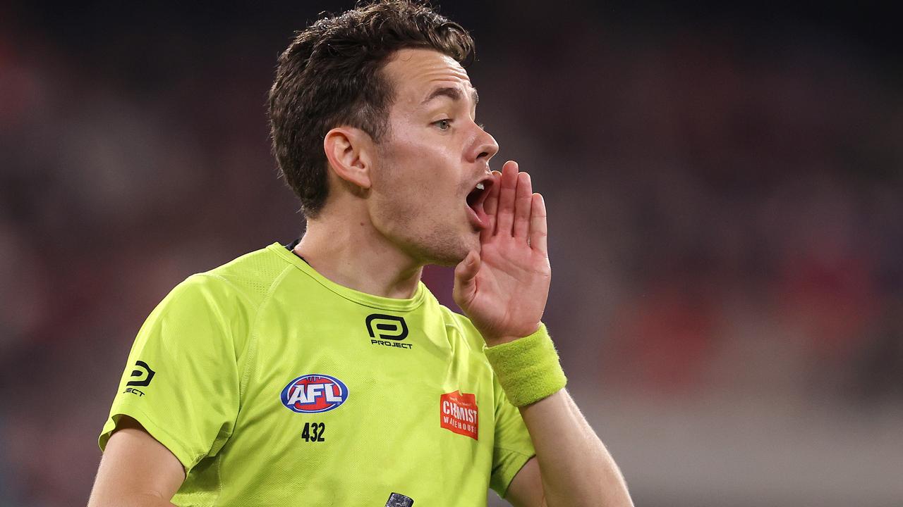 Curtis Deboy in action during this season’s Round 8 AFL game between Melbourne and Sydney at the MCG. Picture: Michael Klein