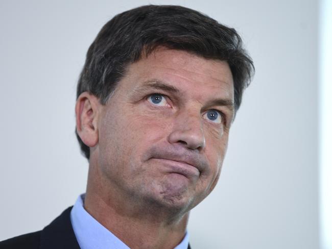 Australian Minister for Cybersecurity Angus Taylor speaks during a Microsoft Australia press conference in Canberra, Tuesday, April 3, 2018. Australians' government data will be stored in top secret cloud computing servers in Canberra as part of a deal with Microsoft. (AAP Image/Lukas Coch) NO ARCHIVING