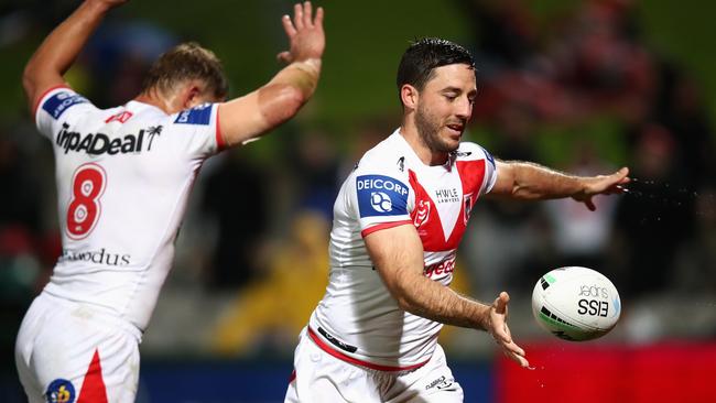 Former Broncos like Ben Hunt have the chance to send his old club packing in the final round. Picture: Jason McCawley/Getty