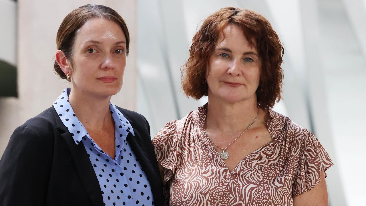 Susie Forte and Senior Constable Cath Nielsen. Picture: Liam Kidston