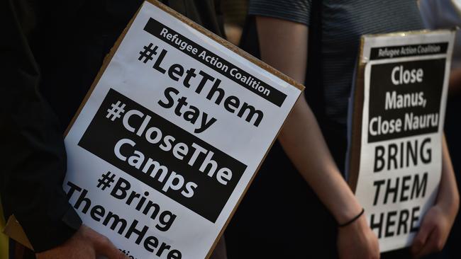 Regular protests have not changed the government’s mind about the treatment of refugees. (Pic: Peter Parks/AFP)