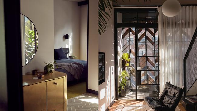 Minimalist with subtle industrial finishings, Paramount House Hotel is an aesthete's home away from home. Picture: Paramount House Hotel