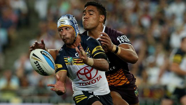 Johnathan Thurston could have been leading the Broncos to titles, not tormenting them. Picture: Adam Head