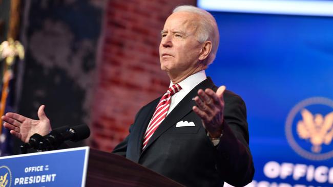 US President-Elect Joe Biden. Picture: AFP