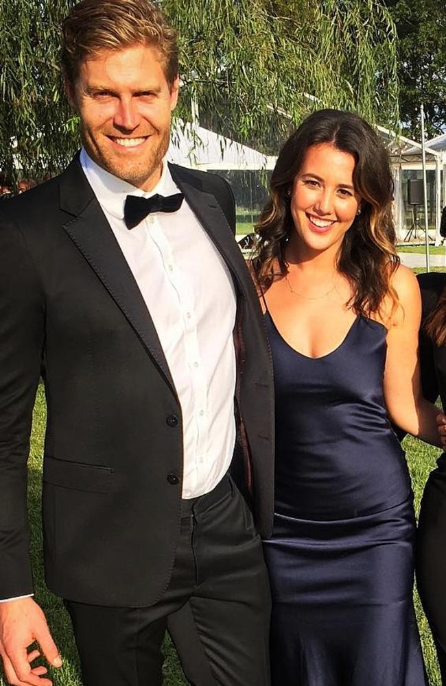 Bondi Vet Chris Brown and girlfriend Kendall Bora. Picture: Instagram