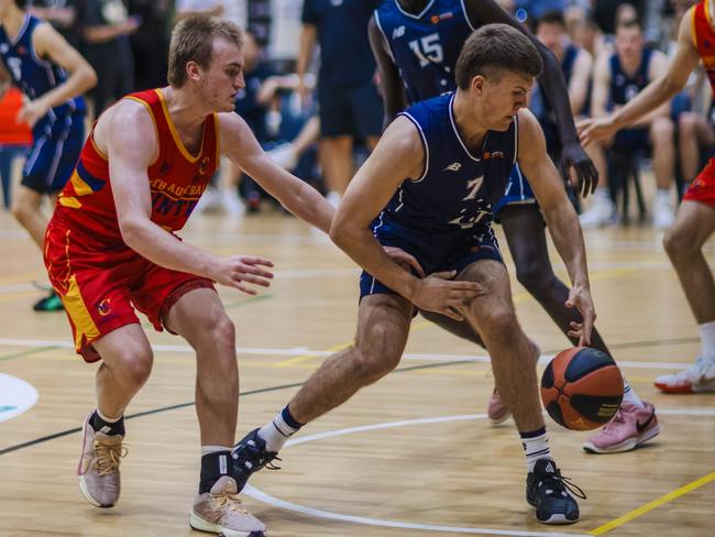 Denver Warry at the Basketball Australia Under-18 National Championships. Picture: Taylor Earnshaw