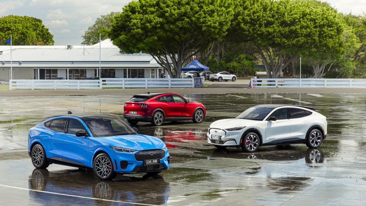 2023 Ford Mustang Mach-E range.