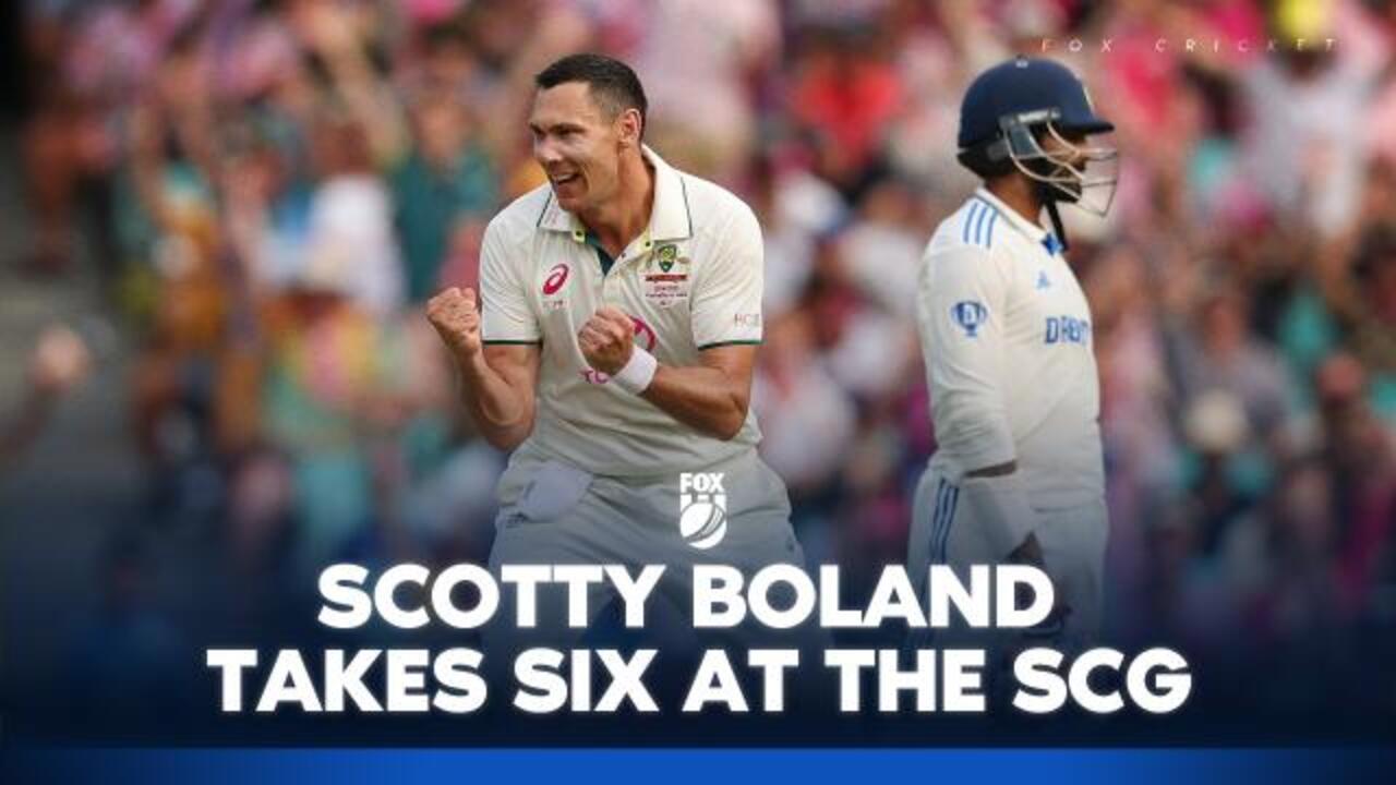 Boland brilliance with SIX at the SCG