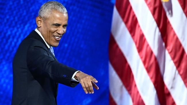 Barack Obama will hit the campaign trail to mobilise support for Kamala Harris. Picture: AFP.