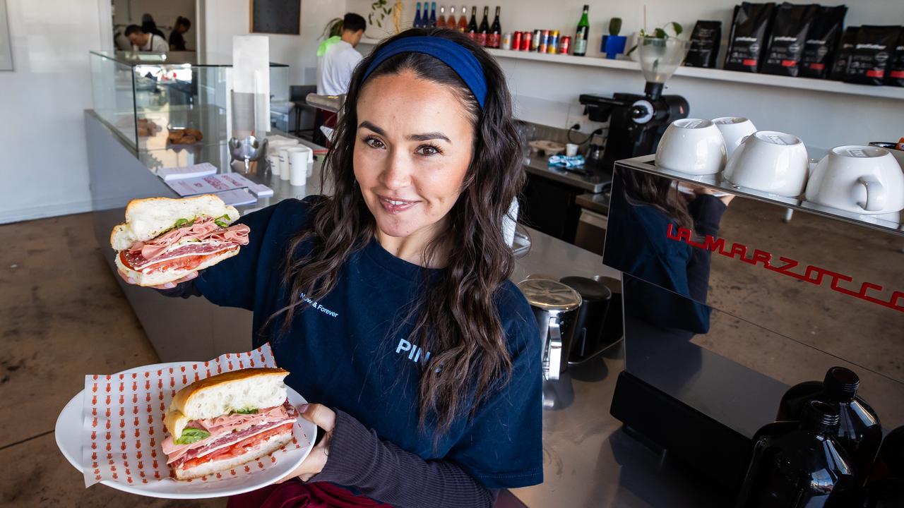 Jamila Mahmodi at new cafe Pinco Deli. Picture: Tom Huntley