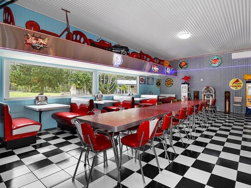 A '50s style diner comes included with the Howard property.