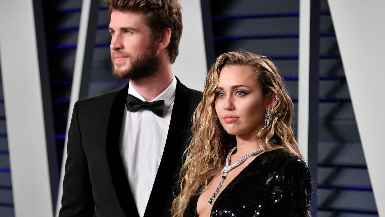 Miley Cyrus and Liam Hemsworth’s marriage broke down in 2019. Picture: Getty