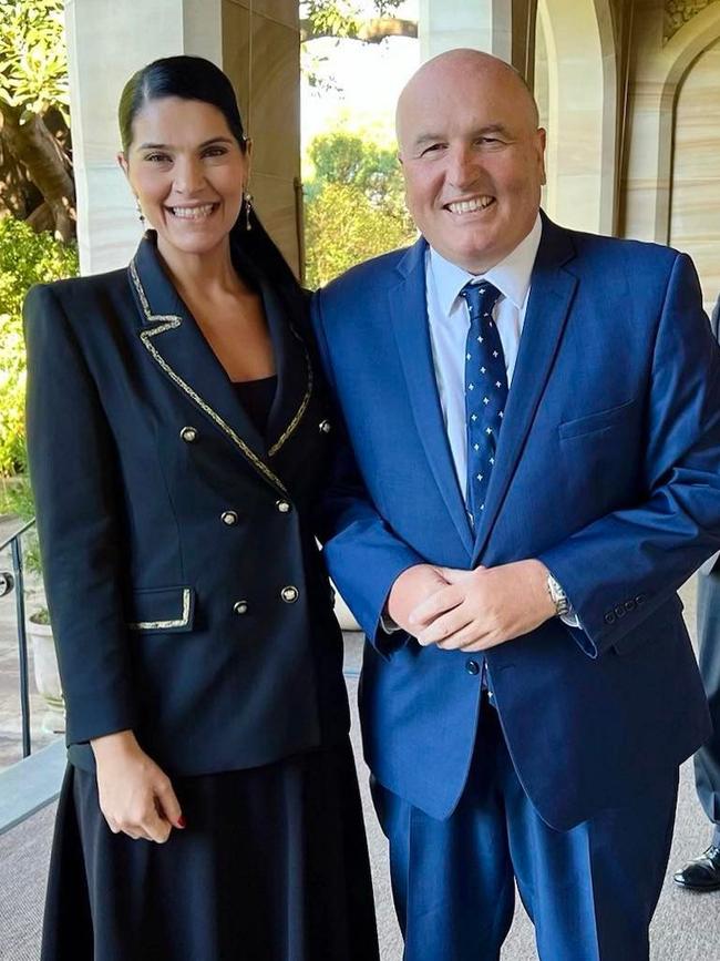 Parramatta hopeful Tanya Raffoul with David Elliott. Picture: Supplied