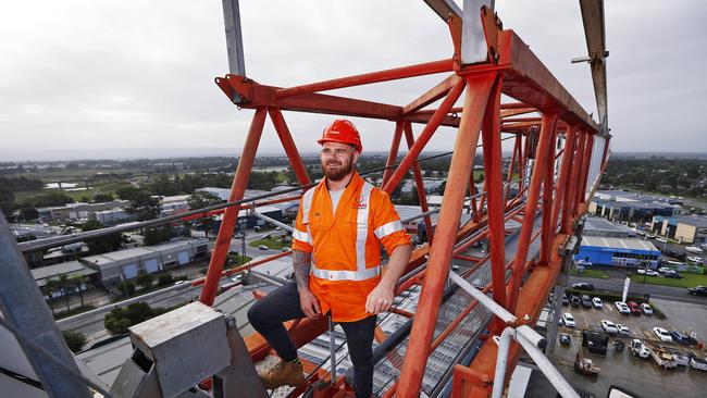 Sydney crane operator Corey Nelson is the only person to have beaten UFC champ Alexander Volkanovski. Picture: Sam Ruttyn