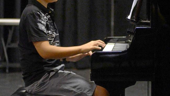 Preston Long in Section 452 - Modern music 12 and U14 yrs (Ayesha Hall perpetual trophy). Picture: Jann Houley