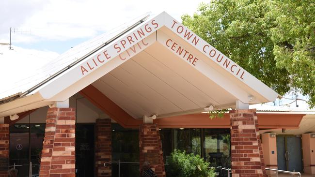 Alice Springs Town Council has a new arrangement in place for its meetings. Picture: Alex Treacy