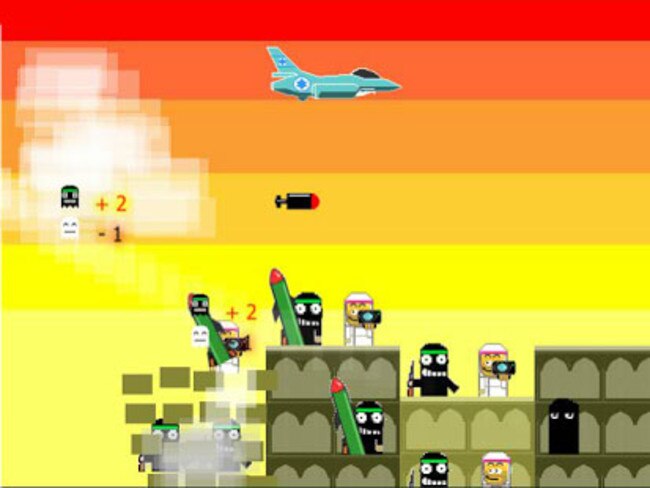 Off target ... BombGaza has been deemed inappropriate by Google after a social media firestorm. Picture: Google Play